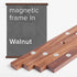 Niwo ART - Magnetic Poster Hanger Frame, 16x20 16x24 16x16 Light Wood