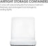 Vtopmart Food Storage Containers 2.5L / 84.5oz, 4 Pieces BPA Free Airtight Containers for Flour, Sugar, with Measuring