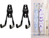 2Pcs Ironing Board Hook, Wall Mount Holder for Laundry & Utility Rooms
