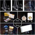 5Pcs Transparent Acrylic Stands Coin Display Stand Easel Holder Rack Shelf For Collectable Challenge Medals Card Holder Coin Display Stand Home D cor Accents