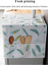 Refrigerator Dust-Proof Cover with Storage Pockets, PEVA Material Waterproof Cover for Washing Machine, Multi-Purpose