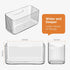 MaraFansie 2 Pack Plastic Lid Organizers - Inside Cabinet for Kitchen, No Drill Wall Mount Holders for Tupperware Lids