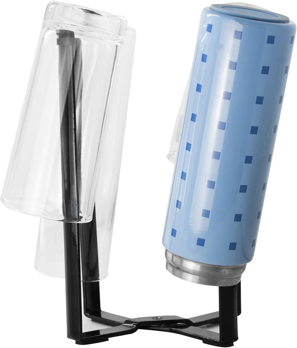 Kitchen Stand Holder, Plastic Bag Drying Rack, Multifunctional Countertop Cups Bottles Drying Rack for Plastic Bags