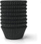200pcs Standard Black Cupcake Liners, Food Grade Greaseproof Parchment Muffin Wrappers for Decorations