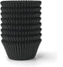 200pcs Standard Black Cupcake Liners, Food Grade Greaseproof Parchment Muffin Wrappers for Decorations