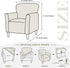 NICEEC Spandex Stretch Accent Chair Covers Armchair Soft Modern Banquet Arm Chair Cover Water Repellent Mid Century