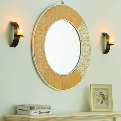 Sziqiqi Wall Candle Sconces for Decorations, Black Metallic Wall Mounted Candle Sconces for Room, Hallway, Entryway