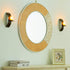 Sziqiqi Wall Candle Sconces for Decorations, Black Metallic Wall Mounted Candle Sconces for Room, Hallway, Entryway