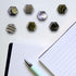 MORCART 30pcs Decorative Fridge Magnets for Refrigerator Decor, Whiteboard Magnet Dry Erase Board Round Office