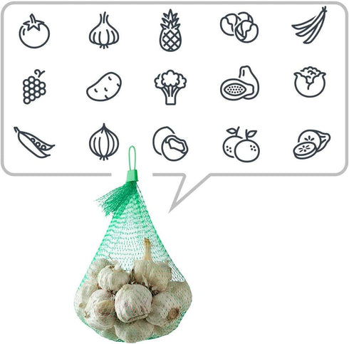 EBOCACB 100pcs (24inch Seafood Boiling Bags, Plastic Reusable Mesh Produce Bags, Crawfish Bags Boiling Bags, Mesh Onion