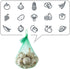 EBOCACB 100pcs (24inch Seafood Boiling Bags, Plastic Reusable Mesh Produce Bags, Crawfish Bags Boiling Bags, Mesh Onion
