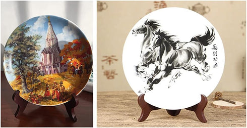 Wooden Display Stand, 6 Inch Photo Frame Holders, Picture Easel Stand for Home Art Decoration