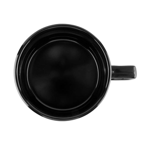 G.E.T. BF-080-BK-EC Melamine Shatter-Resistant Mug/Coffee Cup, 11 Ounce, Black, Set of 4