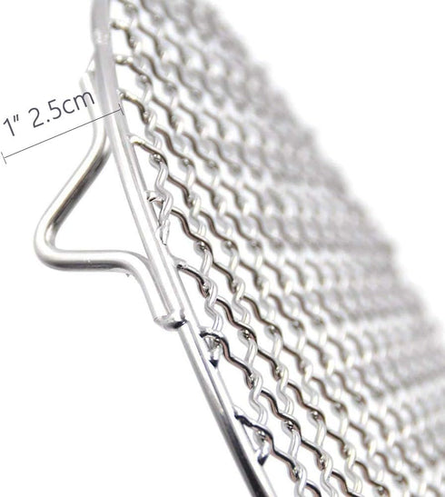 Bacon Cooking Rack for Oven Use, Dia 10.4" Wire Cooling Racks for Baking, Round Stainless Steel Wire Cooking Racks