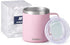 SUNWILL Insulated Coffee Mug - 14 oz Stainless Steel Travel Tumbler with Lid, Powder Coated Sakura