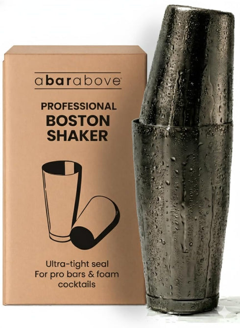 A Bar Above Professional Boston Shakers Set 18 oz Weighted and Unweighted