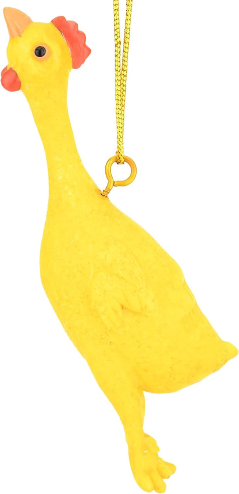 Tree Buddees Funny Rubber Chicken Christmas Ornaments