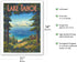 Lake Tahoe California Vintage Travel Poster, Riding Boating Swimming Fishing Hiking Golf, 11x14in Fine Art Print