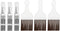 PATIKIL Air Conditioner Fin Comb, 3 Set Stainless Steel Condenser Fin Straightener & Cleaning Brush