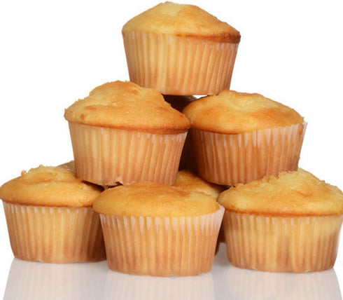 Caperci Standard Natural Cupcake Liners, 500 Count, Grease-Proof Paper Muffin Liners for Cupcakes, Muffins, Nuts