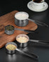 Joyhill Stainless Steel Measuring Cups and Spoons Set of 10 Piece, Nesting Metal Measuring Cups with Soft Touch