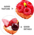 6Pcs Set UPKOCH Artificial Fruit Egg Tart Fake Cake Model Realistic Simulated Bakery Display Props for Home Kitchen