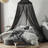 Comtelek Mosquito Net Bed Canopy for Girls,King Canopy Bed Curtains Full Queen Size from Ceiling,Dome Mosquito Netting