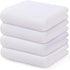 Kitinjoy 100% Cotton Waffle Weave Kitchen Towels, 4-Pack Super Soft Dish Towels, 13 in x 28 in, White