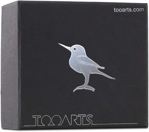 Too-arts Tiny Bird Glass Sculpture Ornament, Multicolor, Hand Blown Statue