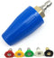 YOKING YK-5B40N Turbo Nozzle for Pressure Washer & Spray Nozzle Tips Kit (0°, 15°, 25°, 40°, 65°), 5000 PSI
