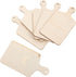 Operitacx Mini Wooden Cutting Board Craft, 6 Pcs Rustic Paddle Kitchen Board for Home Decor, 4.5"x2.36"
