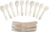 20pcs Caviar Spoons, Shell Spoons, Mother of Pearl Dessert Spoons for Caviar, Jam, Ice Cream, Restaurant