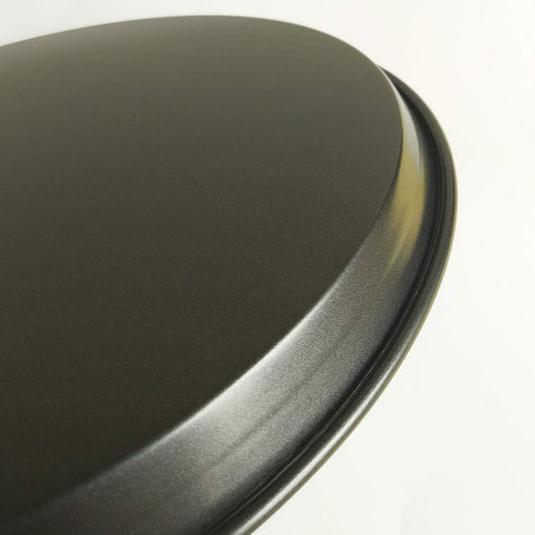Carbon Steel Non-stick Round Deep Dish Pizza Pan, 10 inch Oven Tray for Homemade Pizza Baking
