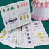 Icing Piping Nozzles Practice Drawings, Cake Pastry Beginner Practice Paper for Fondant Decorating, 23 Patterns