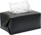 Leather Tissue Box Cover, Modern Decorative PU Leather Rectangular Tissue Box Case Organizer for Vanity Countertop,