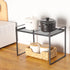 Cabinet Shelf, 13" Kitchen Counter Shelf, Metal Wire Stackable Spice Rack for Kitchen Pantry Bathroom Storage