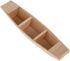 Kisangel 1pc Unfinished Miniature Wooden Boat - Wooden Row Boat with Oars, Outdoor Toys, Child Shelf Model