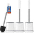 TRENTI Toilet Brush, Toilet Brush and Holder Set, Bristles Toilet Bowl Brush Head