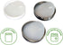 Leak Proof Platinum Silicone Sealing Lid Inserts for Mason Jars, 10 Pack, Regular Mouth