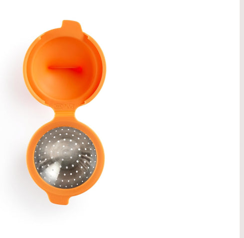 Lekue Poached Egg Maker, Poached Egg Cooker Set of 2, Orange
