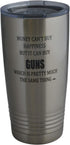 Rogue River Tactical Funny Hunting 20 Oz. Travel Tumbler Mug with Lid, Stainless Steel Hot or Cold Gift