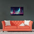 Wall Art Black and White Pictures for Living Room, Cyberpunk City Painting Prints on Canvas, 24x16 in House Decor