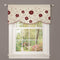 Lush Decor Royal Embrace Valance, Floral Window Kitchen Curtain (Single), 18” x 42”, Blue