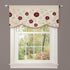 Lush Decor Royal Embrace Valance, Floral Window Kitchen Curtain (Single), 18” x 42”, Blue