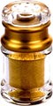 Acrylic Condiment Salt Pepper Chili Powder Shaker - Cruet Bottle with Nine-Hole Cover, Gold & Clear, F5xH9.4cm