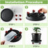 RooTrimmer 13 Inch (2 Pack) Plant Stand Rolling Tray Plant Caddy with Wheels and Removable Drainage Holes and Drip Tray