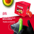 Set of 4 Avocado Saver and Onion Storage Vegetable Containers for Fridge, Silicone Fruit Storage Pods