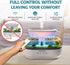Dreamlax 10 7 Rain Humidifiers for Bedroom Cool Mist Essential Oil Diffuser, White Noise Machine with Nature Sounds