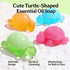 T-shin Bars,4 Turtle Shape Scented Botanical Bath Soap PCS Multicolour Handmade Essential Oil Clean Toning Soaps