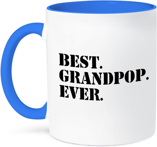 3dRose Best Grandpop Ever Mug, 1 Count (Pack of 1), Black